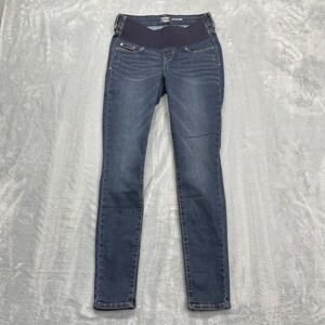 Levi's Gold Baby Bump Skinny Maternity Jeans Womens XS (26x28) Blue Pull On